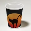 10 GOBELETS EN PLASTIQUE 20CL LUNE HANTEE