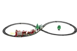 ACCESSOIRE VILLAGE DE NOEL TRAIN 22 PIECES LUMINEUX MUSICAL