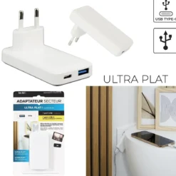 ADAPTATEUR TYPE C PLAT 36W