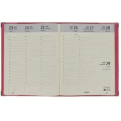 AGENDA BUREAU 2026 ARGENT 22.8X18CM