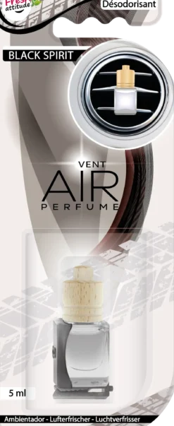 AIR PERFUME VENT BLACK SPIRIT