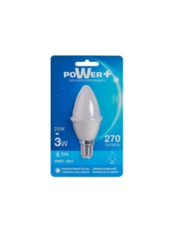 AMP.LED E14 3W 25W BOUGIE LIC