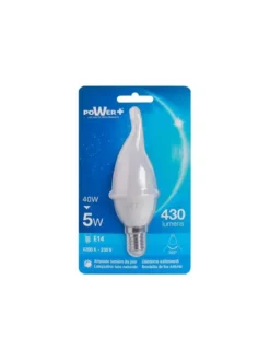 AMP.LED E14 5W 40W FLAMME LIC