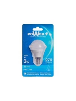 AMP.LED E14 3W 25W G45 LIC