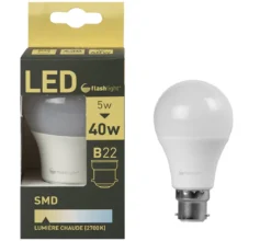 AMPOULE LED A60 B22 5W