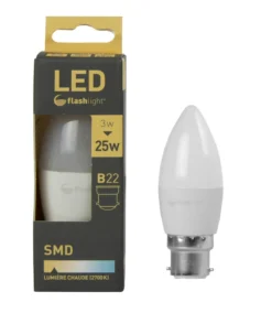AMPOULE LED BOUGIE B22 3W