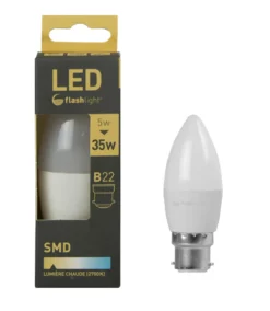 AMPOULE LED BOUGIE B22 5W