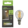 AMPOULE LED 4 FILAMENTS BOULE E14 6W