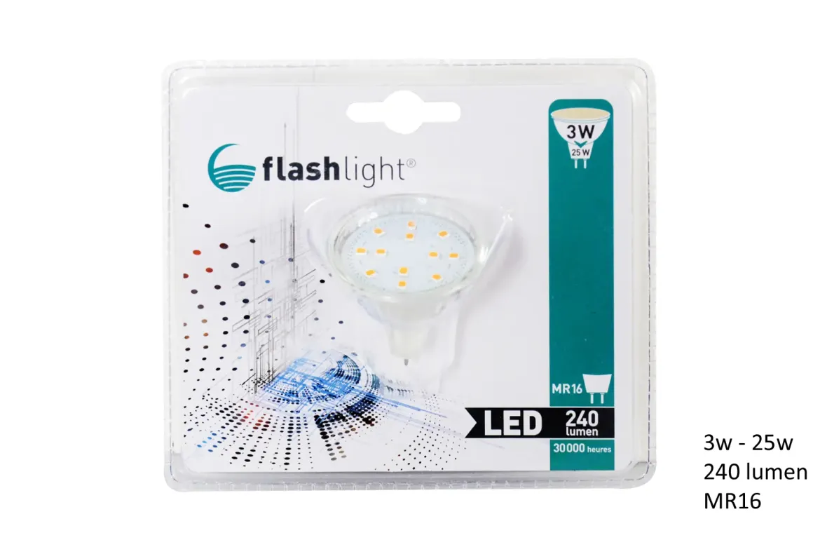 AMPOULE LED SPOT MR16 3W