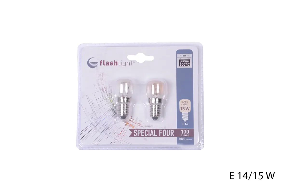 2 AMPOULES FOUR E14 15W