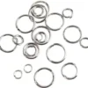 ANNEAUX DE LIAISON RONDS ARGENT 5 A 12 MM X120 PIECES