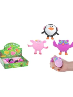 ANTI STRESS ANIMAUX AVEC MEMBRES D.8CM
