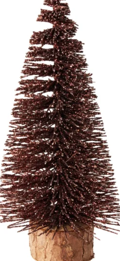 ARBRE NOEL H.14CM MARRON