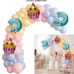 ARCHE BALLON KAWAII X100PCS