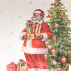 ASSIETTE DE PRESENTATION PERE NOEL D.33CM