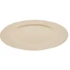 ASSIETTE RONDE CREUSE DORE BORD POIS 33X33X1.5CM