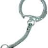 ATTACHES PORTE CLES ARGENT X 10 PCS