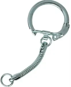 ATTACHES PORTE CLES ARGENT X 10 PCS