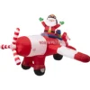 AVION GONFLABLE PERE NOEL 240CM