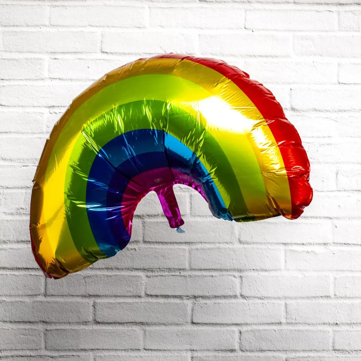 BALLON ALUMINIUM ARC EN CIEL 93CM