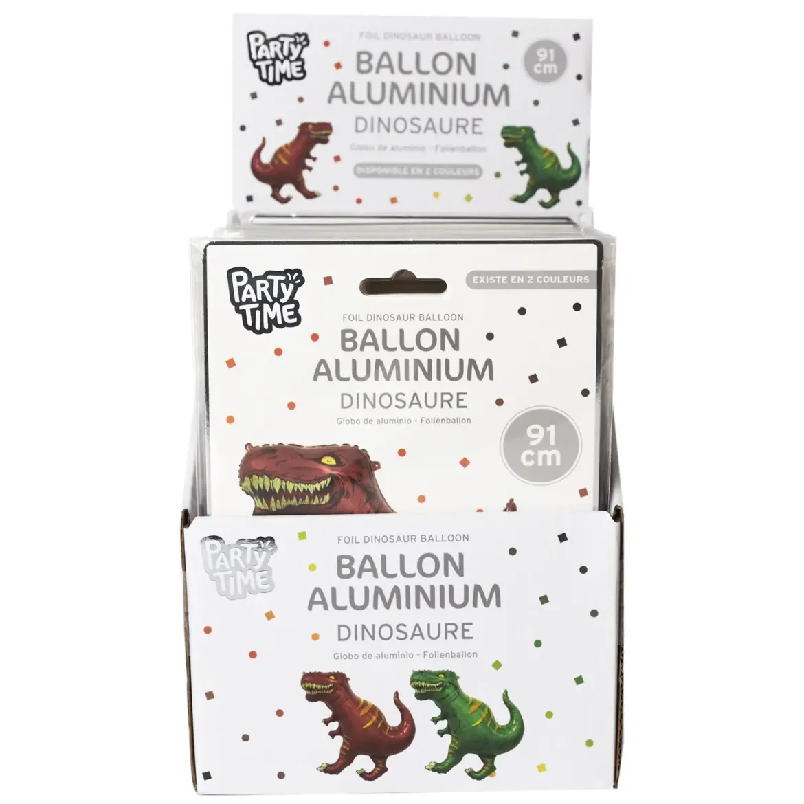 BALLON ALUMINIUM DINOSAURE 91CM