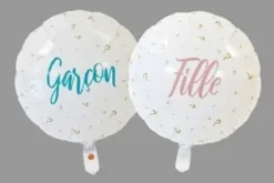 BALLON METALLIQUE GENDER REVEAL D.45CM