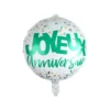 BALLON METALLISE JOYEUX ANNIVERSAIRE D.41CM HAPPY CONFETTIS
