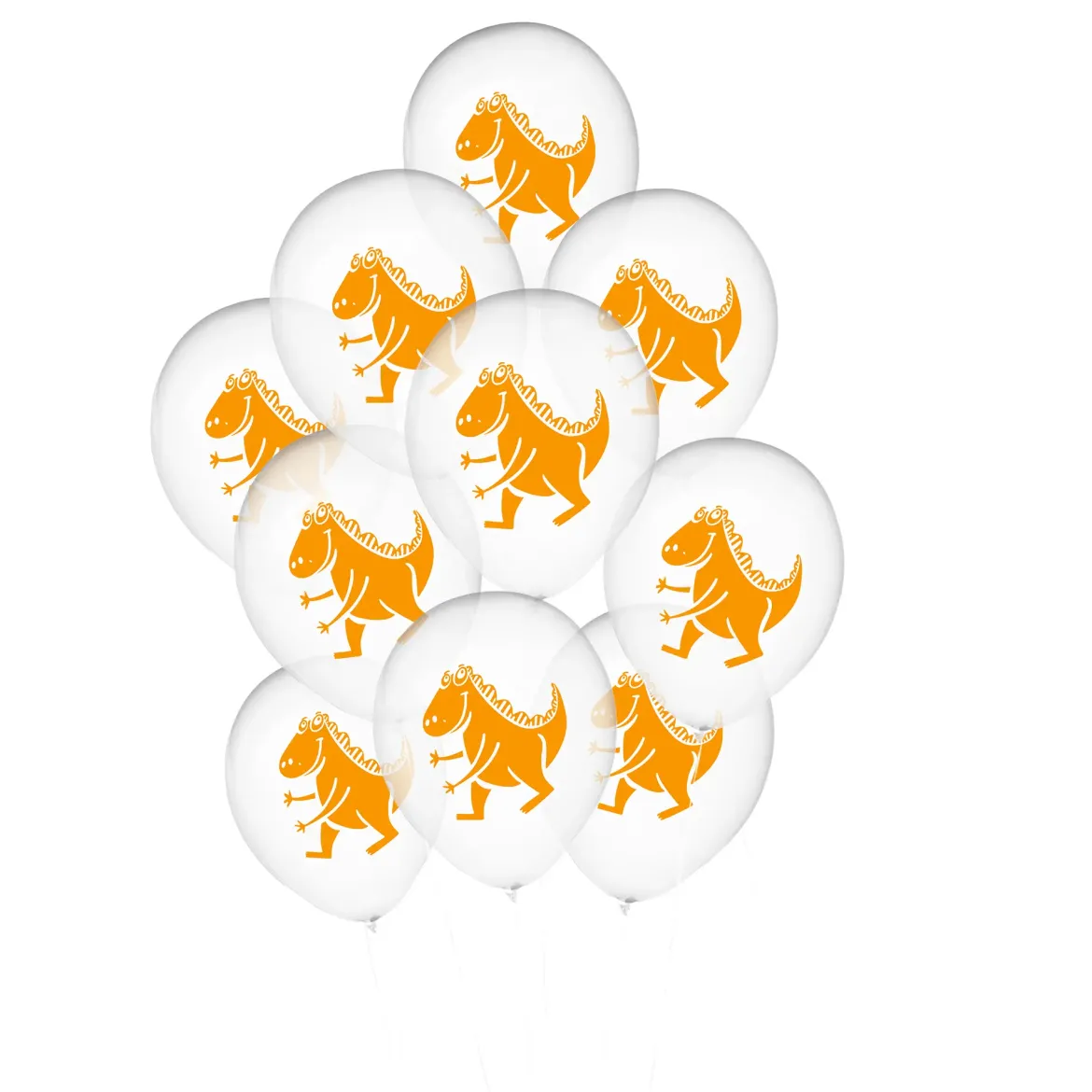 BALLON MOTIF DINOSAURE X10 PIECES