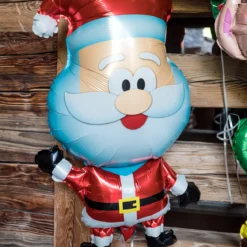 BALLON PERE NOEL GONFLABLE 18CM