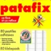 6 BANDES ADHESIVES PATAFIX BLANCHES