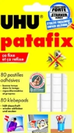 6 BANDES ADHESIVES PATAFIX BLANCHES