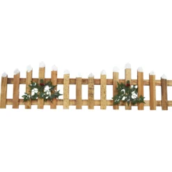 BARRIERE BOIS ENNEIGEE AVEC HOUX L.25CM