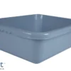 BASSINE CARREE PLASTIQUE 15L 38X38XH15.5CM BLEU GIVRE
