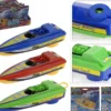 BATEAU AVEC CORDE A TIRER 13CM