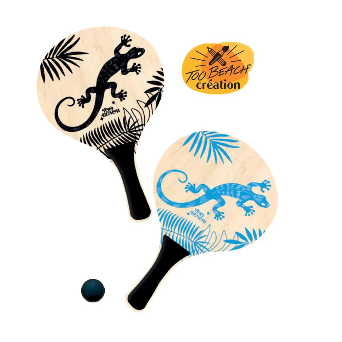 BEACH BALL BOIS NATUREL SALAMANDRES