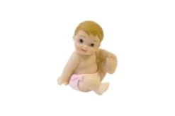 BEBE ASSIS EN RESINE ROSE