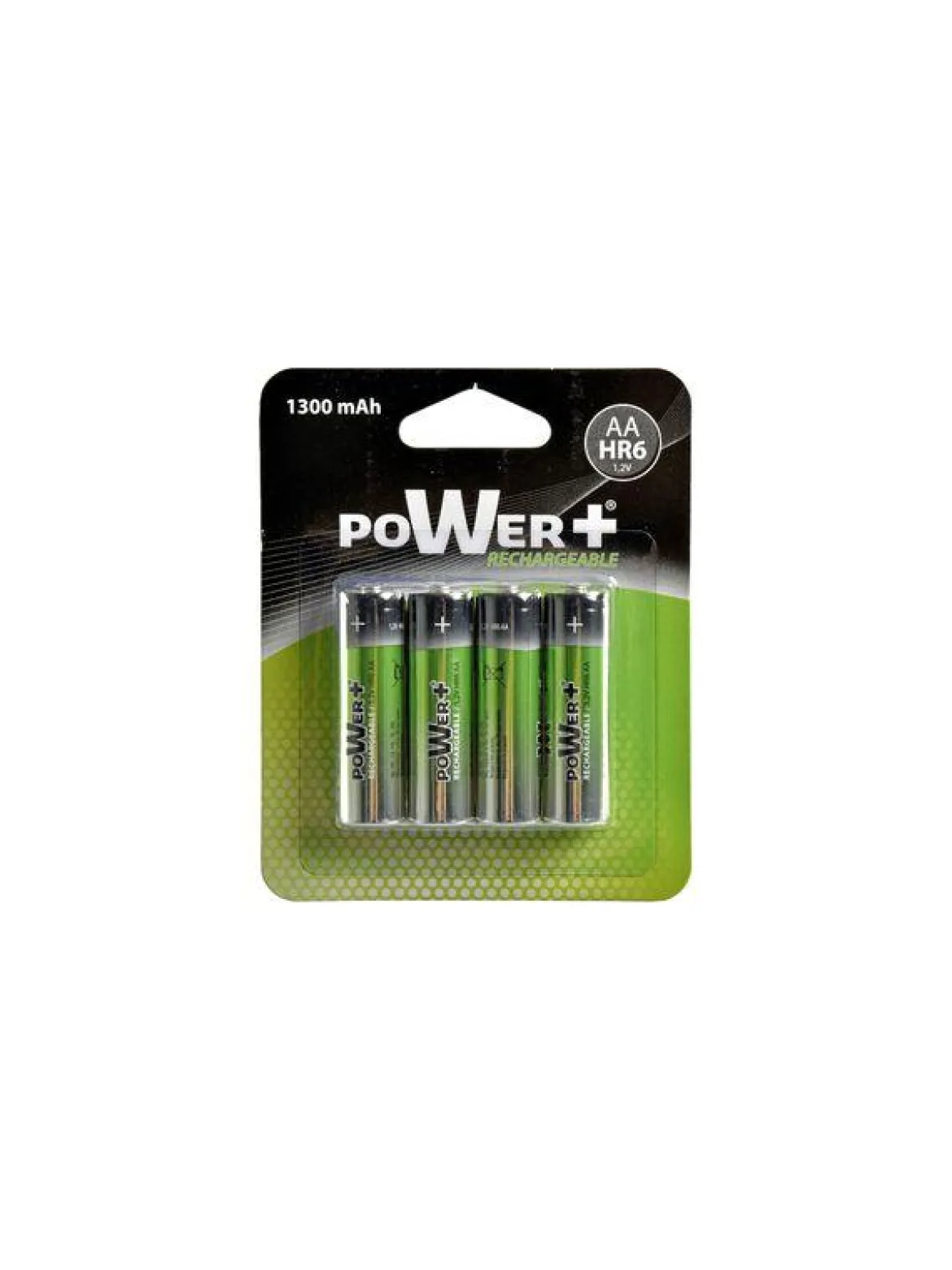 BLISTER 4 PILES HR6 RECHARGEABLES 1300MAH