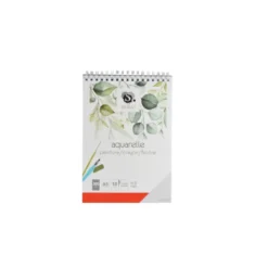 BLOC AQUARELLE A SPIRALES 10 PAGES 300G A5
