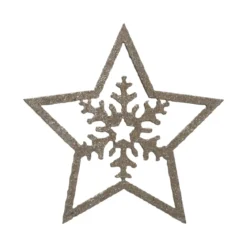 BOCAL ETOILES BOIS OR X100 PIECES
