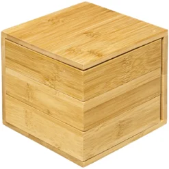 BOITE A BIJOUX 3 TIROIRS BAMBOU