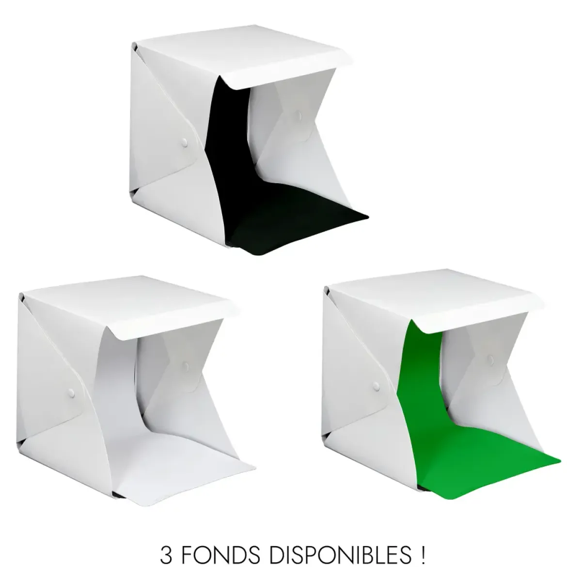 BOITE A LUMIERE STUDIO PLIABLE 25X25X25CM