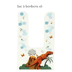 BOITE ANNIVERSAIRE DINOSAURE 53 PIECES