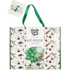 BOITE ANNIVERSAIRE DINOSAURE 53 PIECES