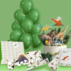 BOITE ANNIVERSAIRE DINOSAURE 53 PIECES