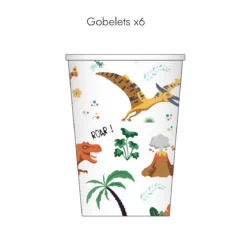 BOITE ANNIVERSAIRE DINOSAURE 53 PIECES