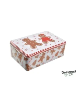 BOITE A SUCRE METAL FRIANDISES 20X7X13CM