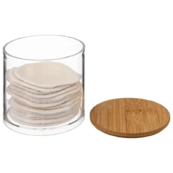 BOITE BAMBOU 14 DISQUES COTON LAVABLES SELENA