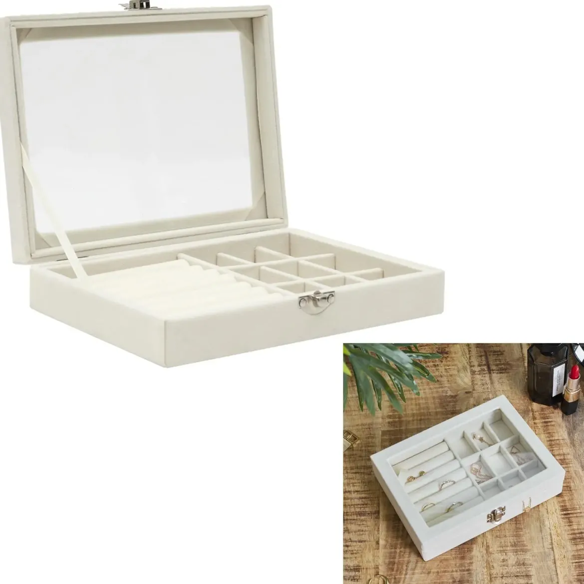 BOITE BIJOUX FEUTRINE