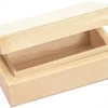BOITE BOIS CARREE 10 X 6 X 3.7 CM