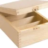 BOITE BOIS RANGEMENT PHOTOS 24 X 17 X 10.5 CM